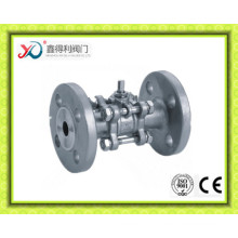 3PC Factrory Stainless Steel CF8 Flanged Ball Valve 4 Inch